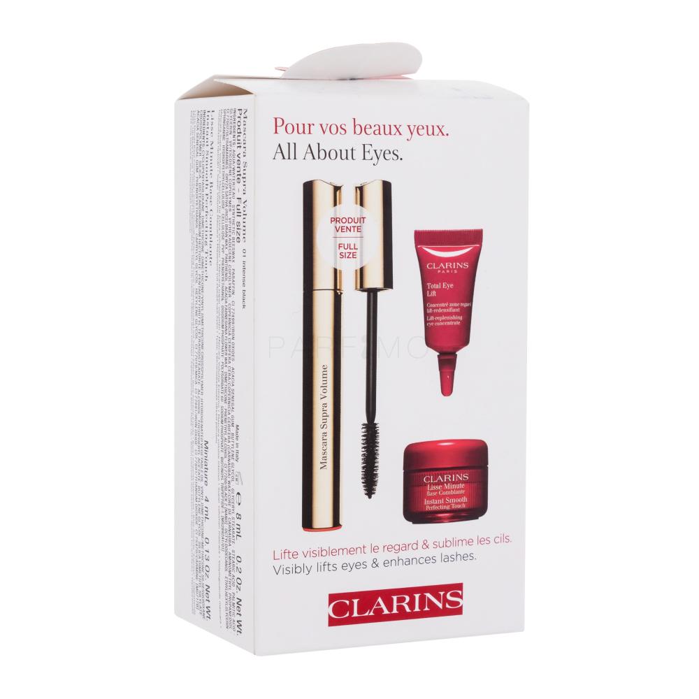 Clarins All About Eyes Geschenkset Mascara Supra Volume 8 ml + Basis