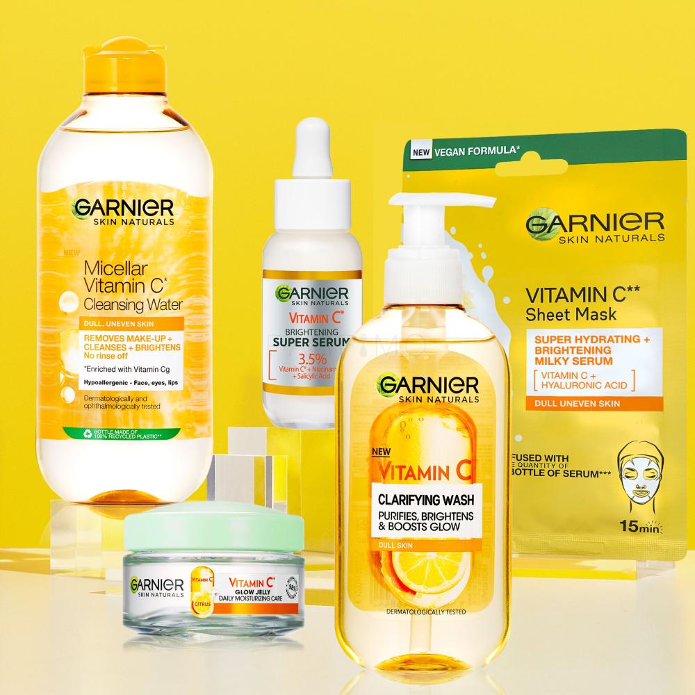 Clarifying Wash Vitamin 200 für C Garnier Reinigungsgel Frauen ml Naturals Skin