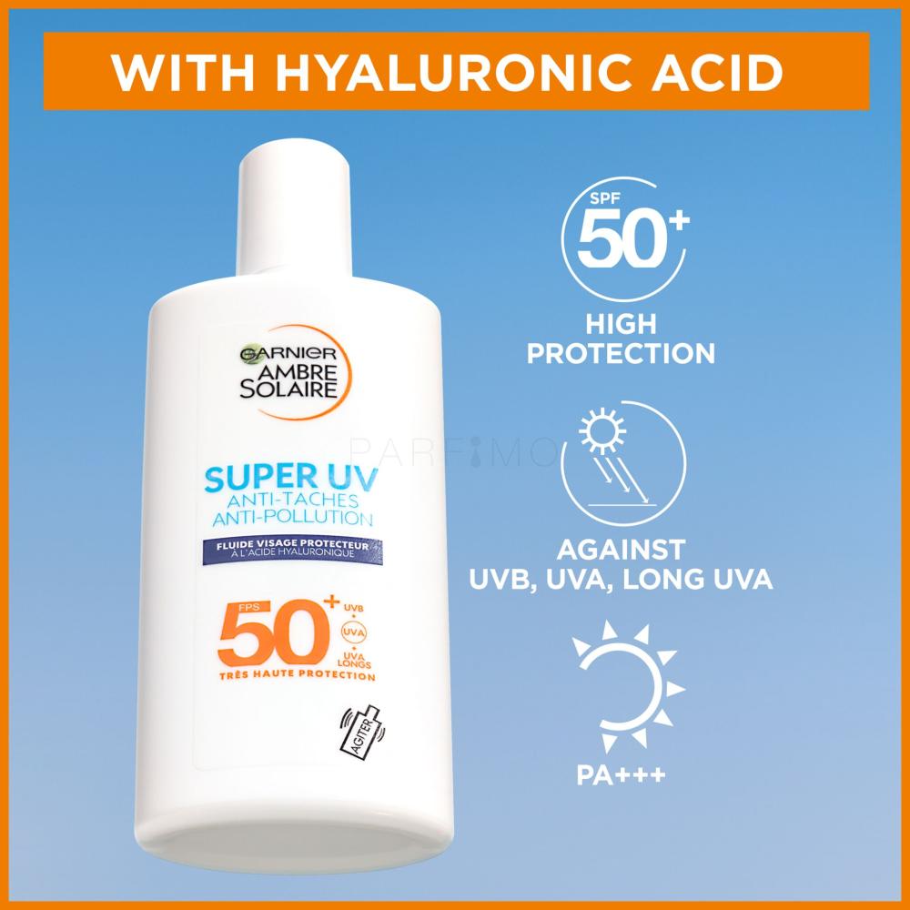 Garnier Ambre Solaire Protection fürs Super UV Gesicht Sonnenschutz Fluid