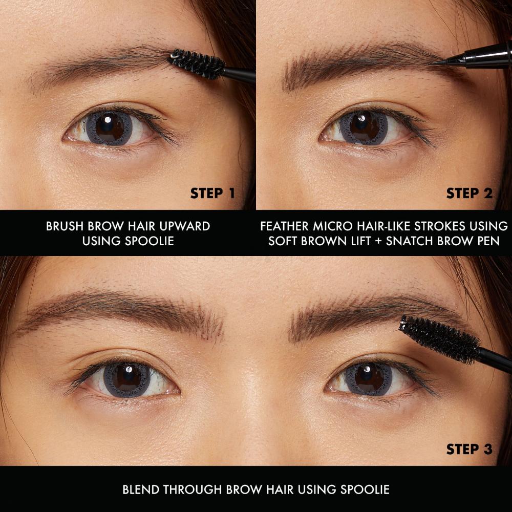NYX Professional Makeup Lift & Soft 04 ml Frauen 1 Farbton Brown Snatch! Augenbrauenstift für