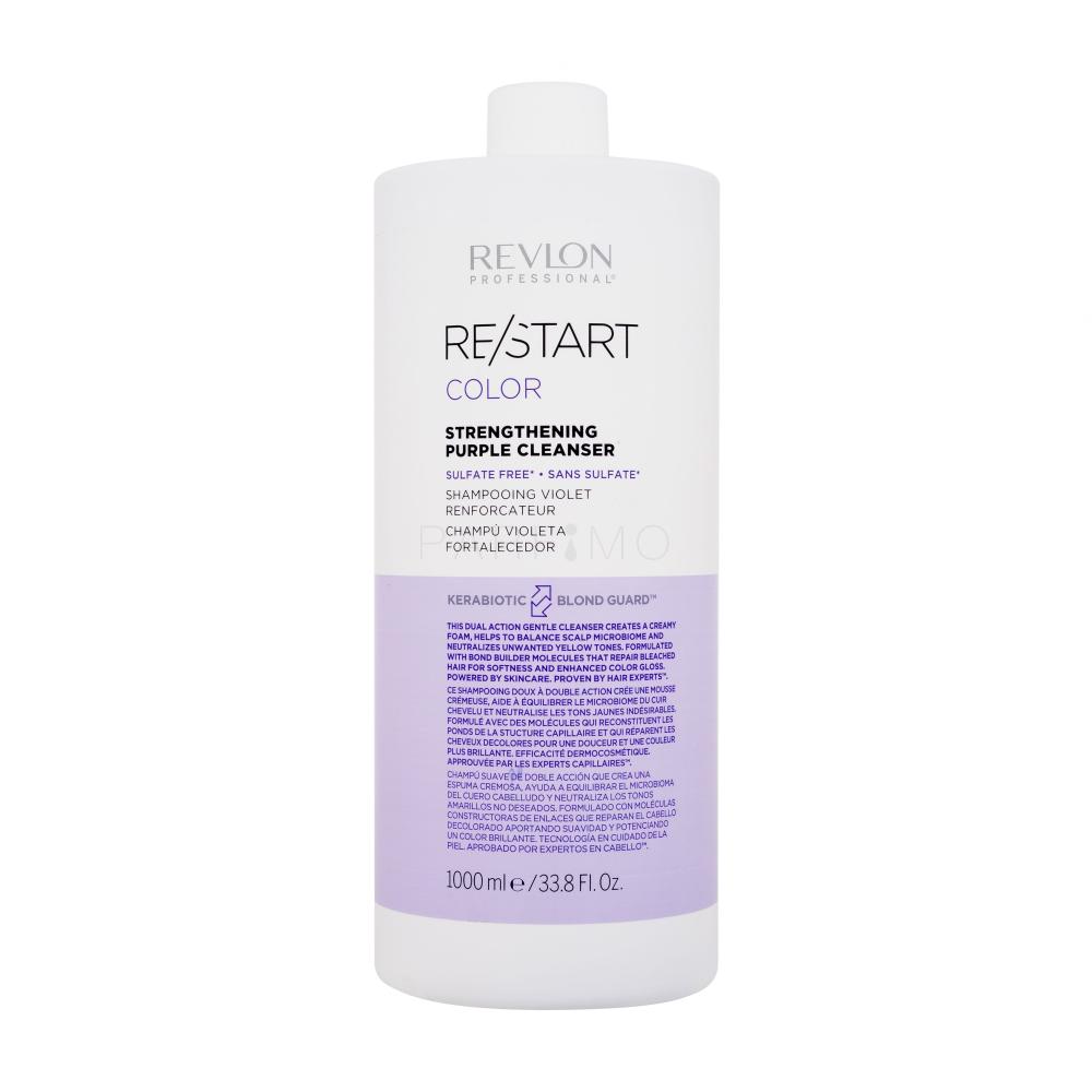 Cleanser Shampoo 1000 Professional für Strengthening Color Revlon ml Re/Start Purple Frauen
