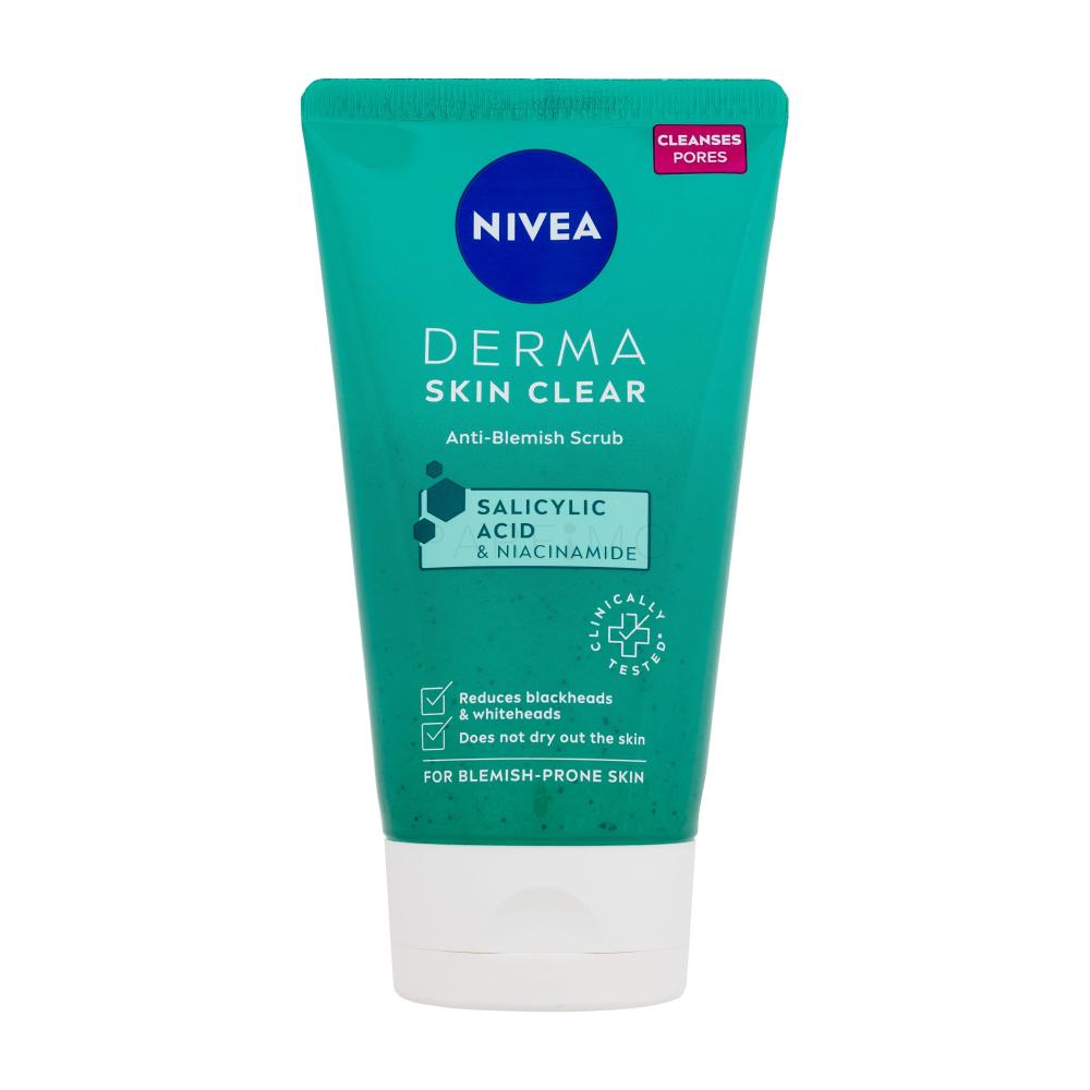 Nivea Derma Skin Clear Anti-Blemish Scrub Peeling für Frauen 150 ml
