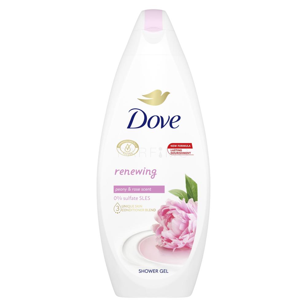 Dove Renewing Peony & Rose Scent Shower Gel Duschgel für Frauen 250 ml