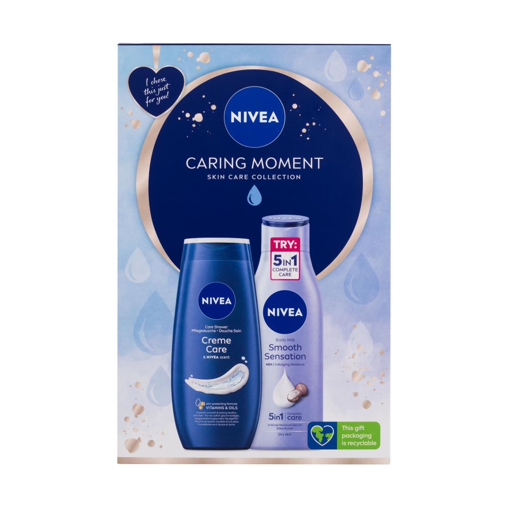 Nivea Caring Moment Geschenkset Duschgel Creme Care 250 ml
