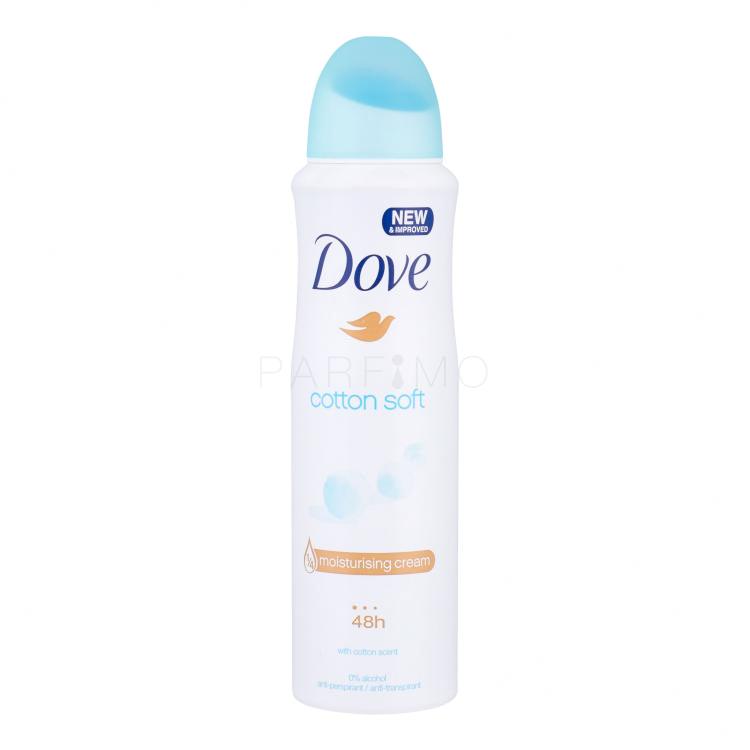 Dove Cotton Soft 48h Antiperspirant für Frauen 150 ml