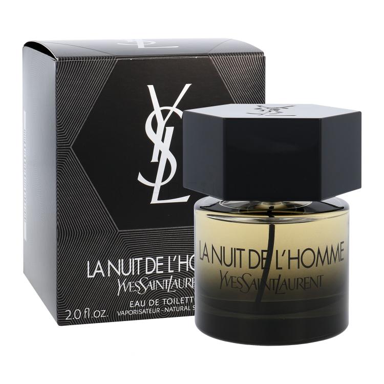 Yves Saint Laurent La Nuit De L&#039;Homme Eau de Toilette für Herren 60 ml