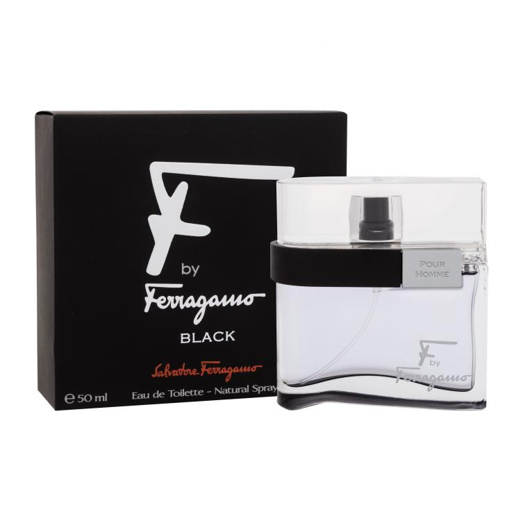 Ferragamo F by Ferragamo Black Eau de Toilette für Herren 50 ml