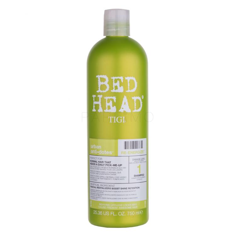 Tigi Bed Head Re-Energize Shampoo für Frauen 750 ml
