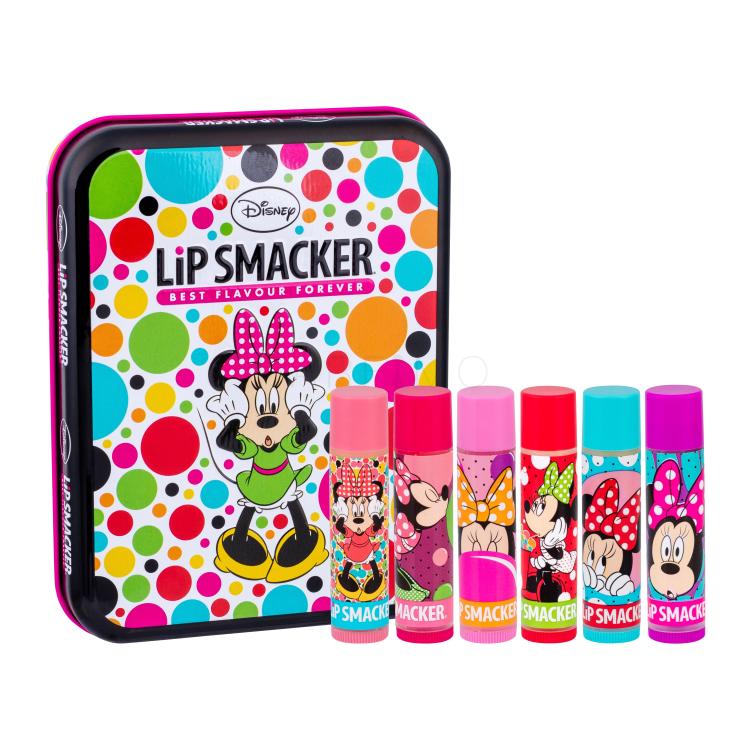 Lip Smacker Disney Minnie Mouse Geschenkset Lippenbalsam 6 x 4 g + Blechdose