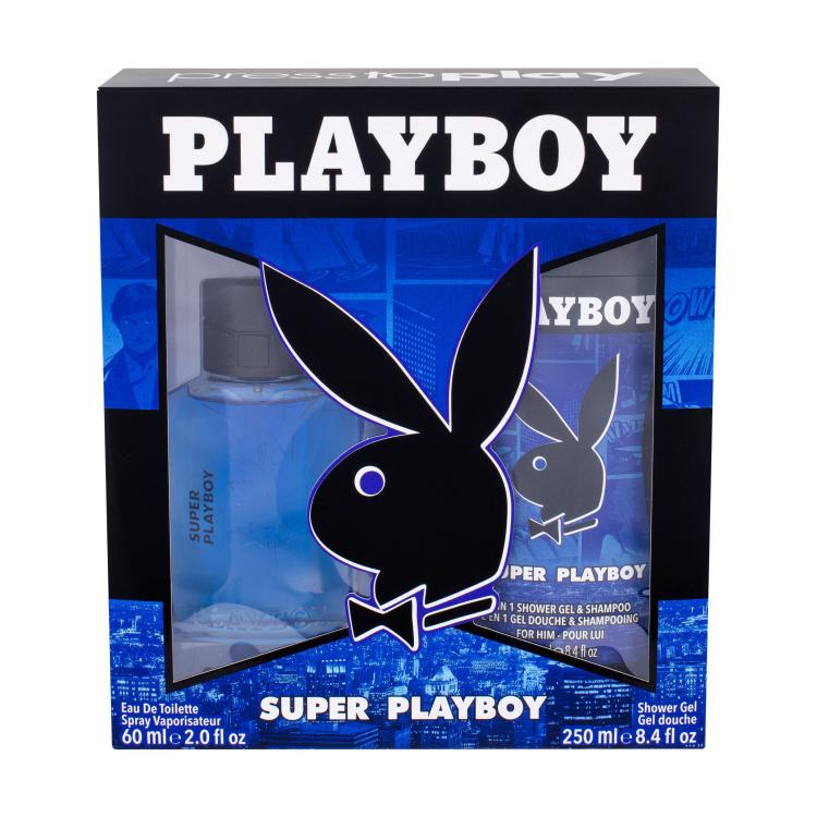 Playboy Super Playboy For Him Geschenkset EDT 60 ml + Duschgel 250 ml