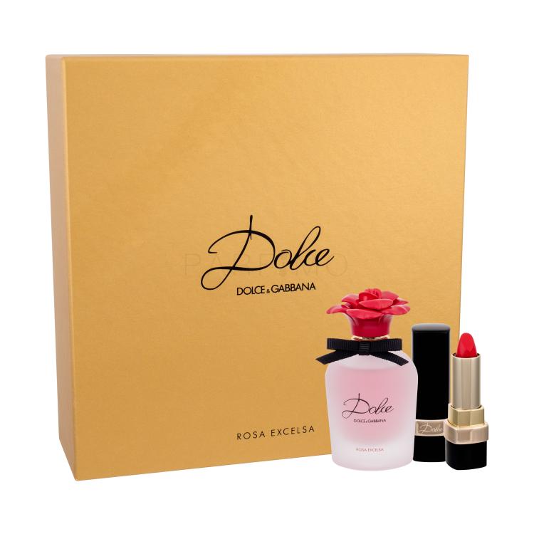 Dolce&amp;Gabbana Dolce Rosa Excelsa Geschenkset Edp 50 ml + Lippenstift Dolce Matte Lipstick Farbton Dolce Flirt 621 3,5 g