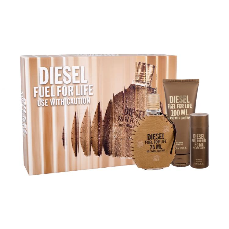 Diesel Fuel For Life Homme Geschenkset Edt 75 ml + Duschgel 100 ml