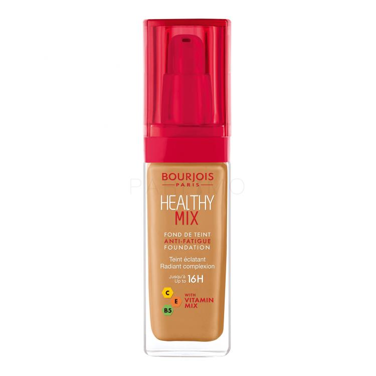 BOURJOIS Paris Healthy Mix Anti-Fatigue Foundation Foundation für Frauen 30 ml Farbton  57,5 Golden Caramel