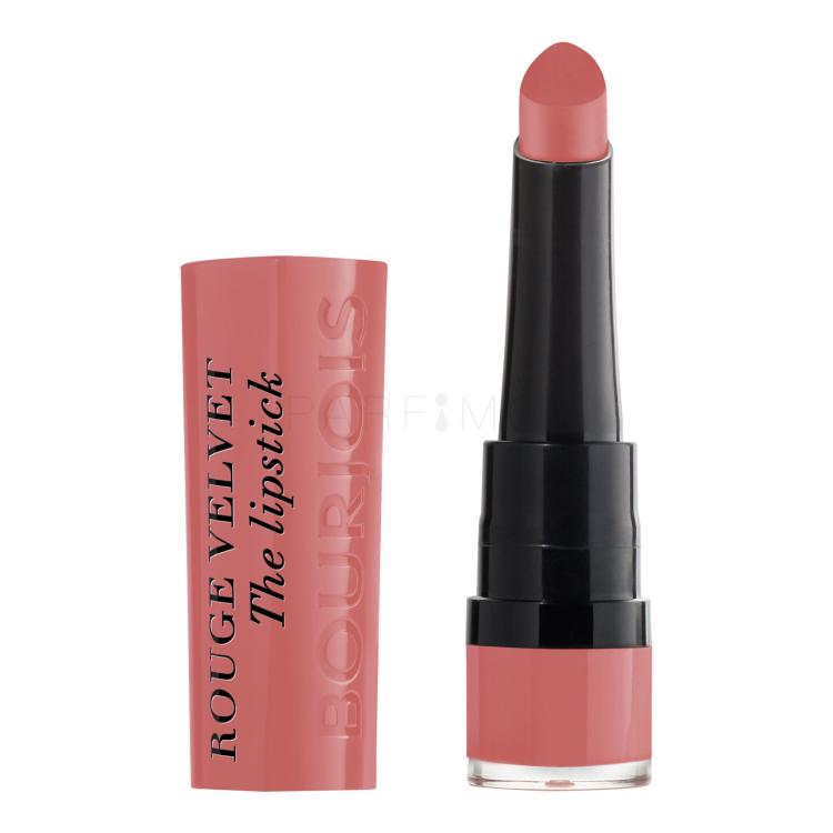 BOURJOIS Paris Rouge Velvet The Lipstick Lippenstift für Frauen 2,4 g Farbton  02 Flaming´rose