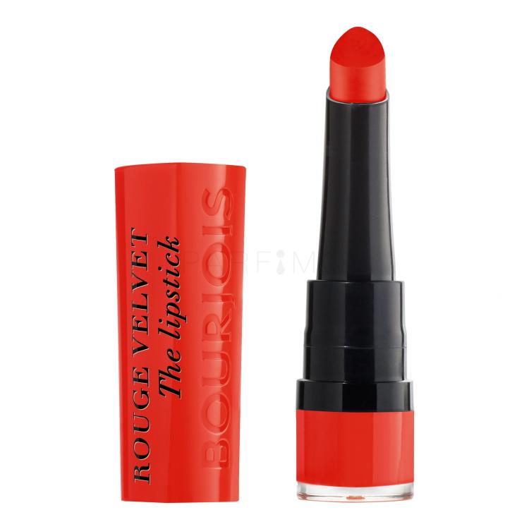 BOURJOIS Paris Rouge Velvet The Lipstick Lippenstift für Frauen 2,4 g Farbton  07 Joli Carmin´ois