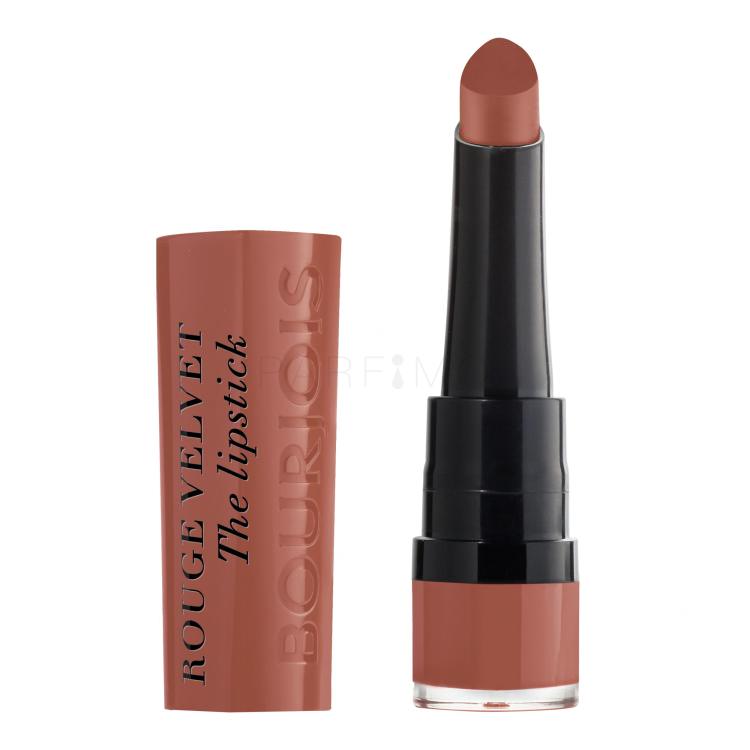 BOURJOIS Paris Rouge Velvet The Lipstick Lippenstift für Frauen 2,4 g Farbton  16 Caramelody