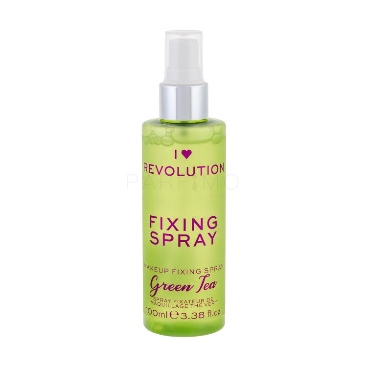 Makeup Revolution London I Heart Revolution Fixing Spray Green Tea Make-up Fixierer für Frauen 100 ml