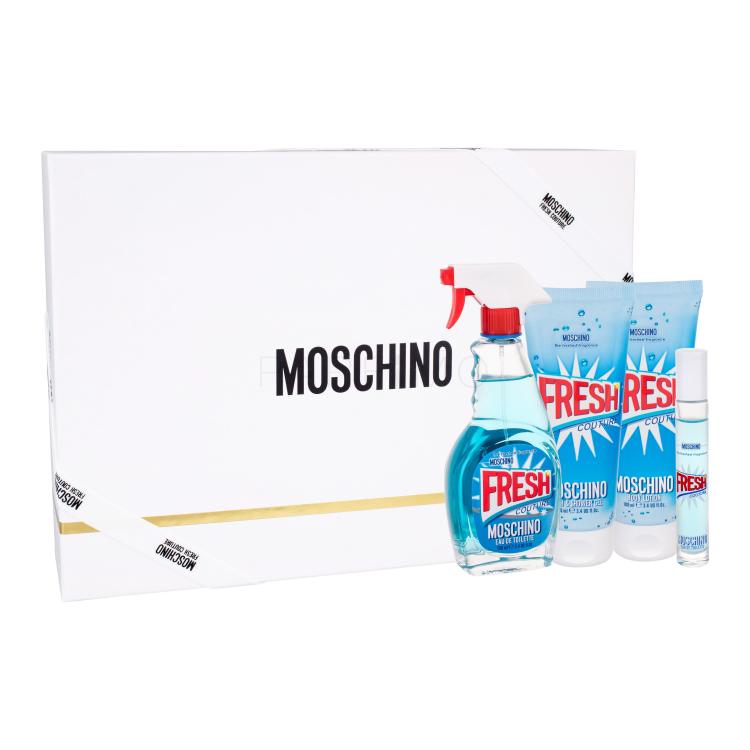 Moschino Fresh Couture Geschenkset Edt 100 ml + Körperlotion 100 ml + Duschgel 100 ml + Edt 10 ml