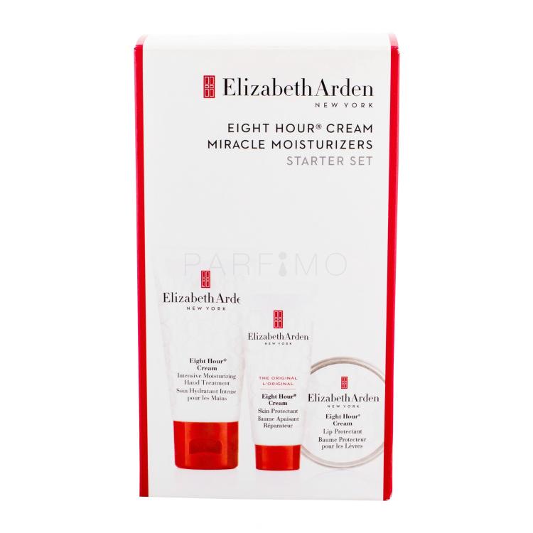 Elizabeth Arden Eight Hour Cream Geschenkset Handcreme 30 ml + Schützende Pflege Skin Protectant 15 ml + Lippenbalsam Lip Protectant 14,6 ml