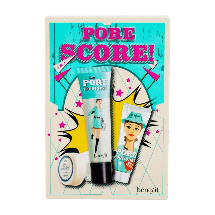 Benefit The POREfessional Geschenkset Make-up-Basis 22 ml + Gesichtsgel Matte Rescue 7,5 ml + Augenpflege It´s Potent! 3 g