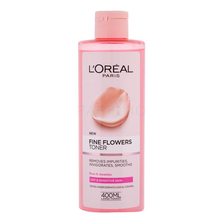 L&#039;Oréal Paris Fine Flowers Reinigungswasser für Frauen 400 ml