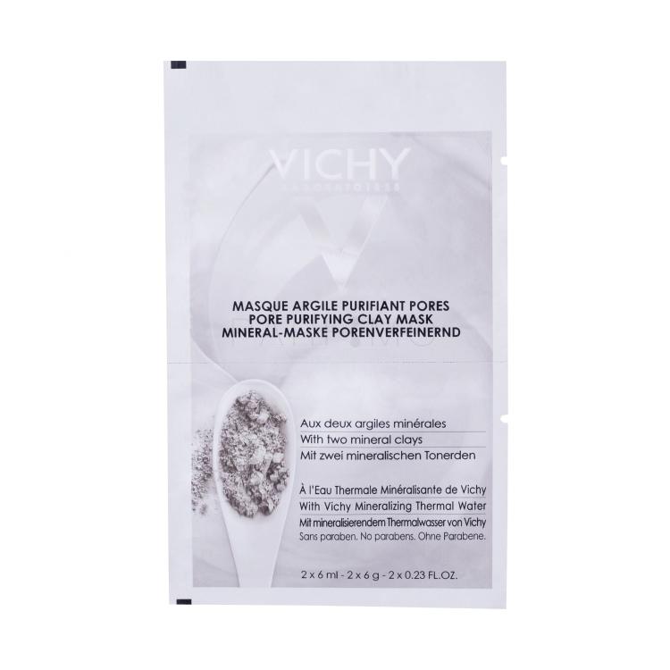 Vichy Pore Purifying Clay Mask Gesichtsmaske für Frauen 2x6 ml