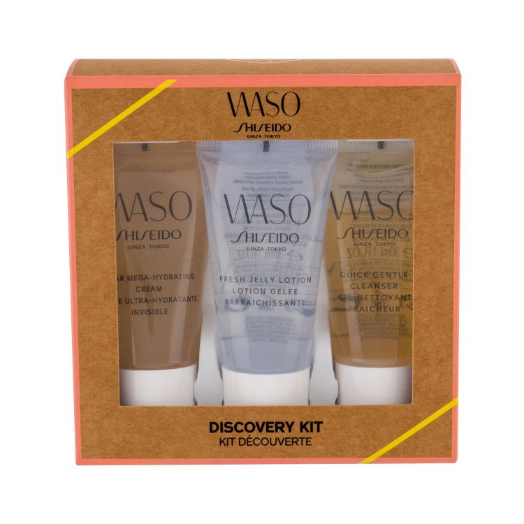 Shiseido Waso Quick Gentle Cleanser Geschenkset Reinigungsgel 30 ml + Reinigende Gel-Lotion 30 ml + Tagesgesichtspflege 30 ml