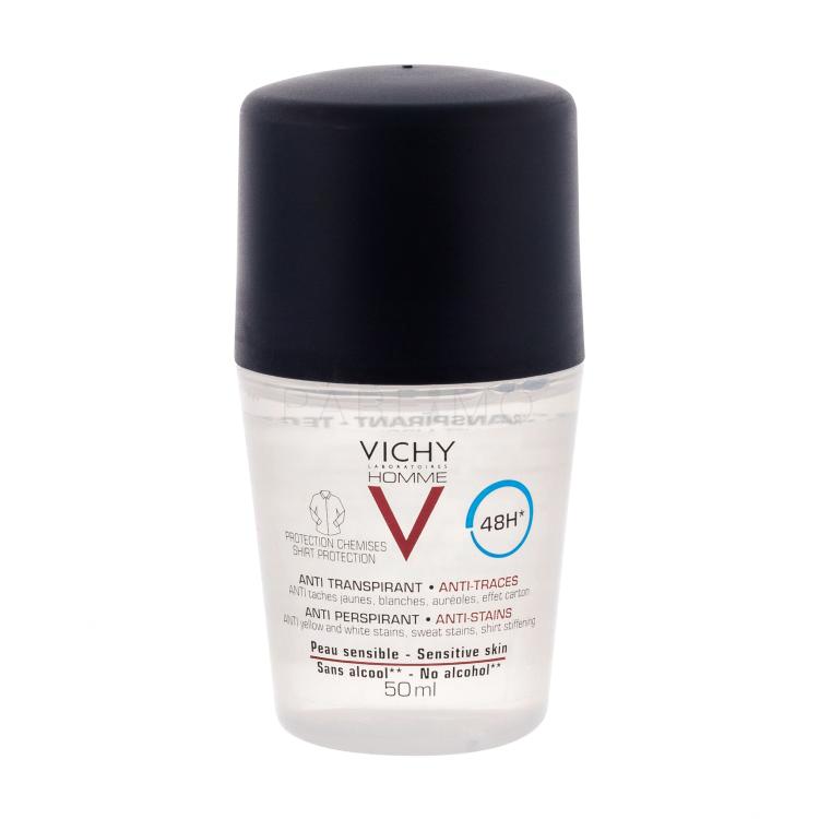 Vichy Homme Anti-Stains 48H Antiperspirant für Herren 50 ml
