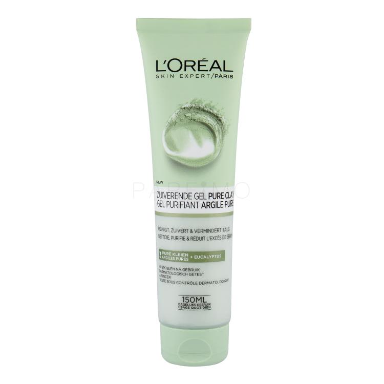 L&#039;Oréal Paris Pure Clay Purity Wash Reinigungsgel für Frauen 150 ml
