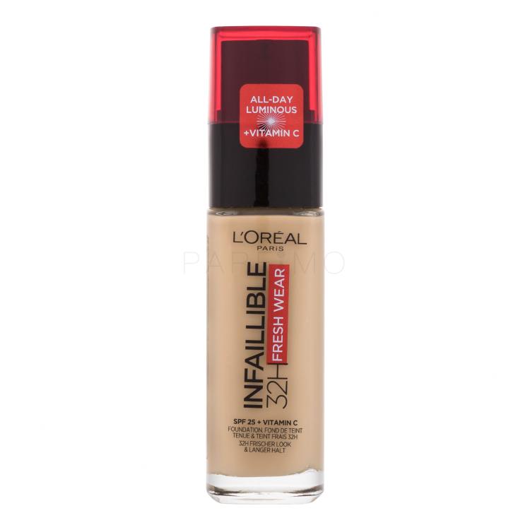 L&#039;Oréal Paris Infaillible 32H Fresh Wear SPF25 Foundation für Frauen 30 ml Farbton  140