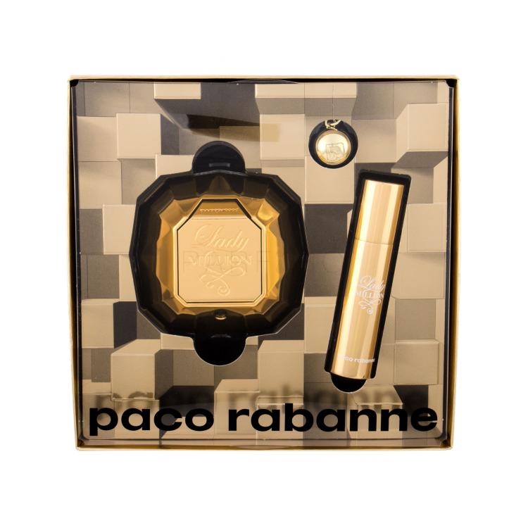 Paco Rabanne Lady Million Geschenkset Edp 50 ml + Edp 10 ml + Schlüsseletui