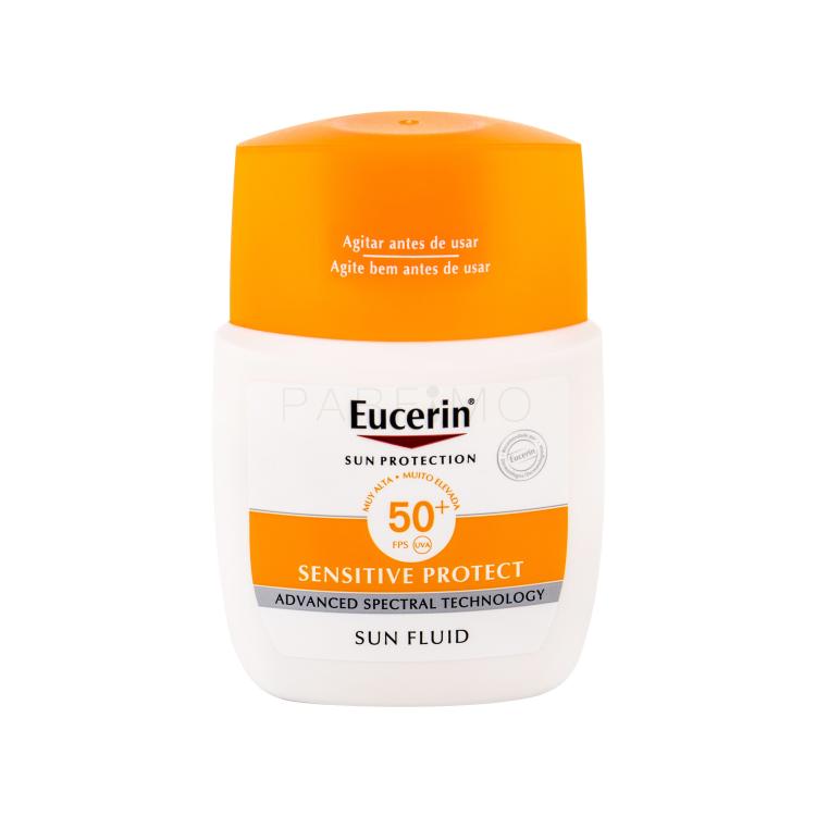 Eucerin Sun Sensitive Protect Sun Fluid Mattifying SPF50+ Sonnenschutz fürs Gesicht 50 ml