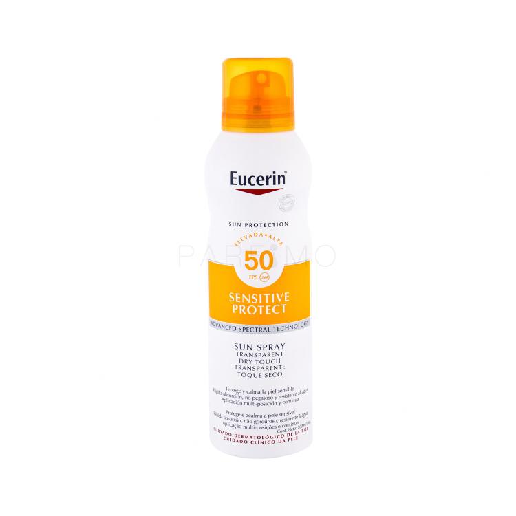Eucerin Sun Sensitive Protect Sun Spray Dry Touch SPF50 Sonnenschutz 200 ml