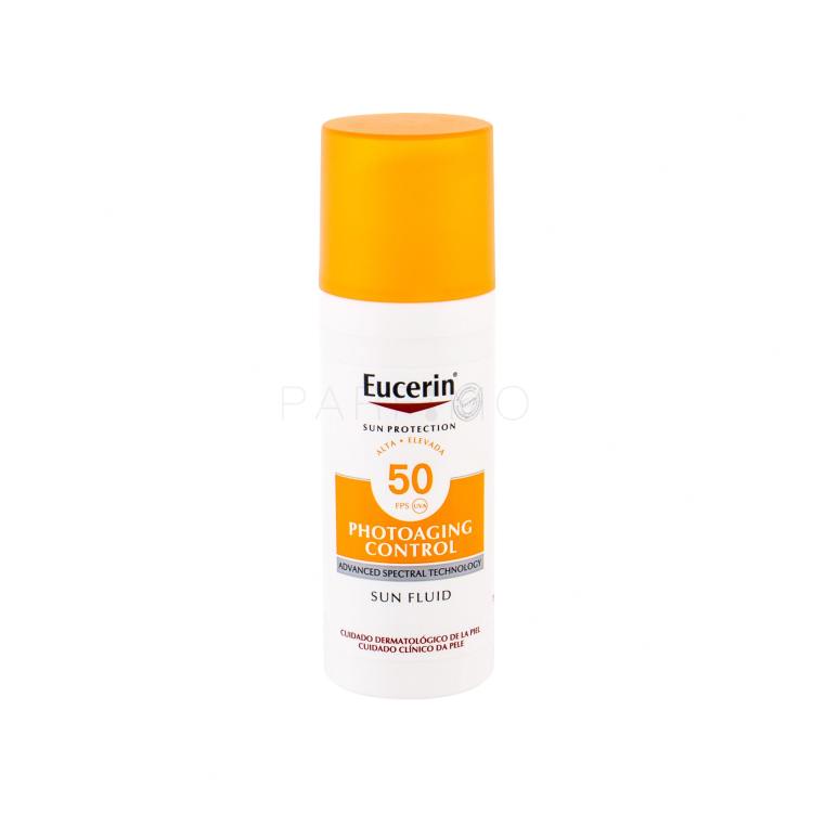 Eucerin Sun Protection Photoaging Control Face Sun Fluid SPF50 Sonnenschutz fürs Gesicht für Frauen 50 ml