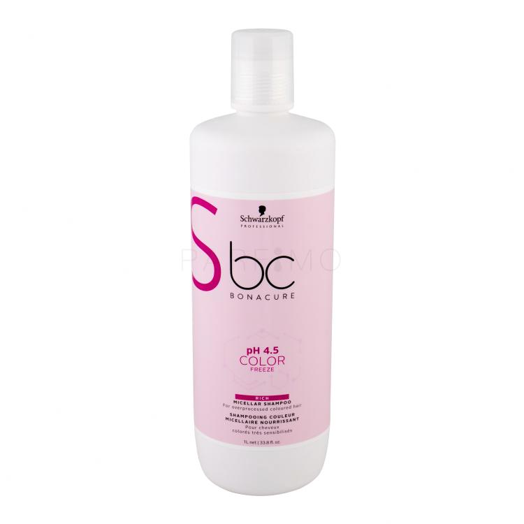 Schwarzkopf Professional BC Bonacure pH 4.5 Color Freeze Rich Micellar Shampoo für Frauen 1000 ml