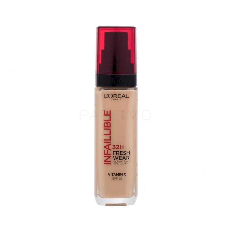 L&#039;Oréal Paris Infaillible 32H Fresh Wear SPF25 Foundation für Frauen 30 ml Farbton  200 Warm
