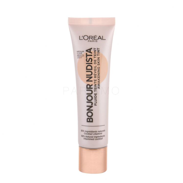 L&#039;Oréal Paris Wake Up &amp; Glow Bonjour Nudista BB Creme für Frauen 30 ml Farbton  Medium Light
