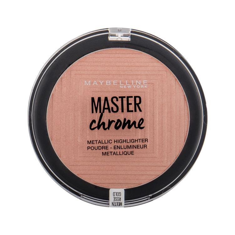 Maybelline Master Chrome Highlighter für Frauen 9 g Farbton  050 Molten Rose Gold