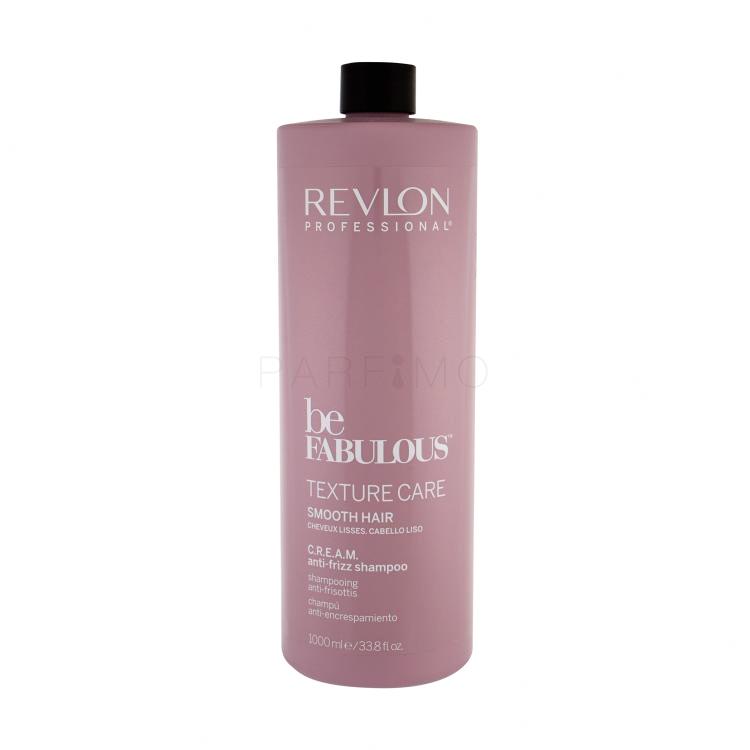 Revlon Professional Be Fabulous Texture Care Smooth Hair Shampoo für Frauen 1000 ml