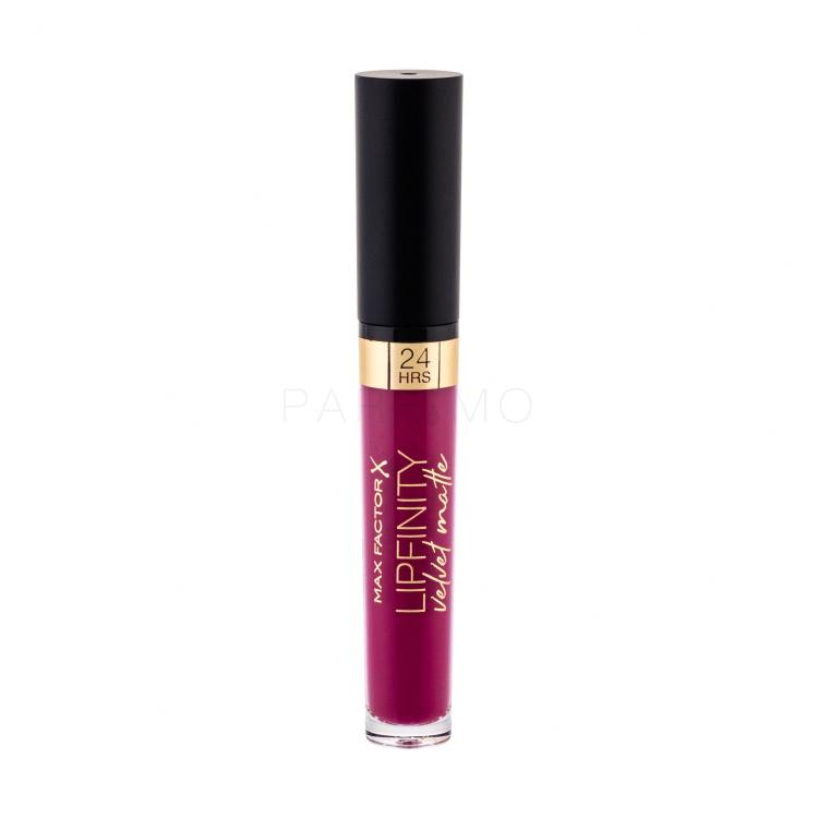 Max Factor Lipfinity Velvet Matte 24HRS Lippenstift für Frauen 3,5 ml Farbton  005 Matte Merlot