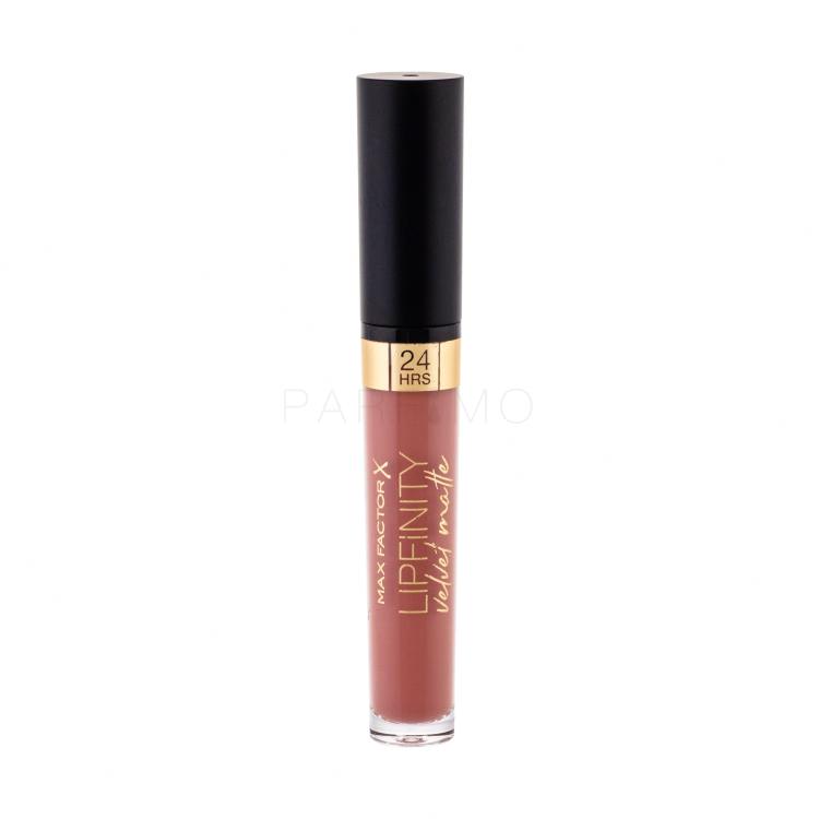 Max Factor Lipfinity Velvet Matte 24HRS Lippenstift für Frauen 3,5 ml Farbton  035 Elegant Brown