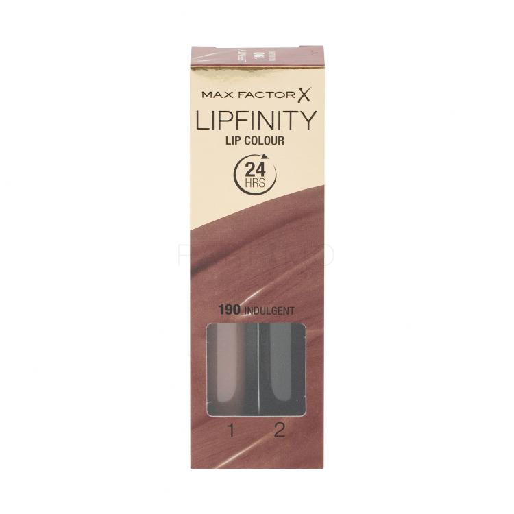 Max Factor Lipfinity 24HRS Lip Colour Lippenstift für Frauen 4,2 g Farbton  190 Indulgent