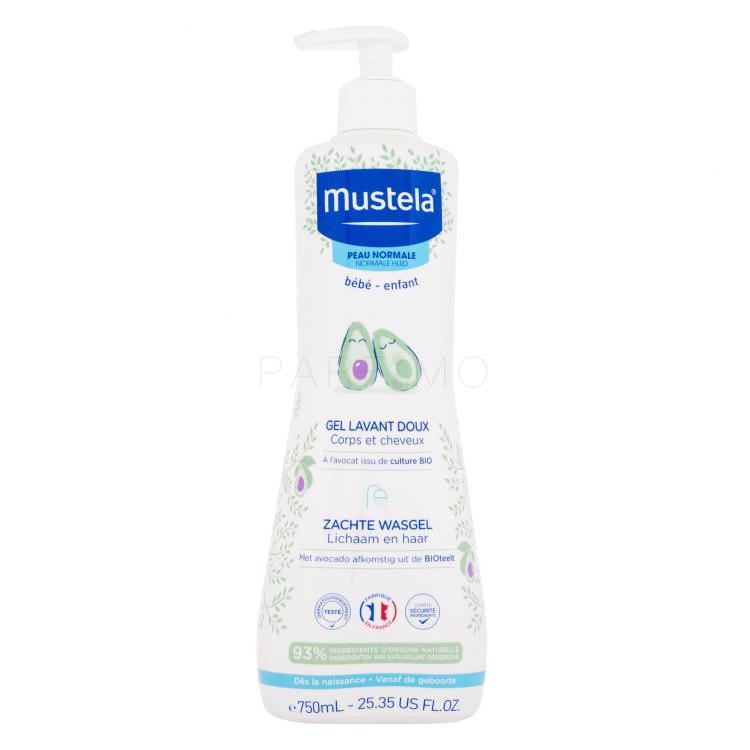 Mustela Bébé Cleansing Gel Duschgel für Kinder 750 ml