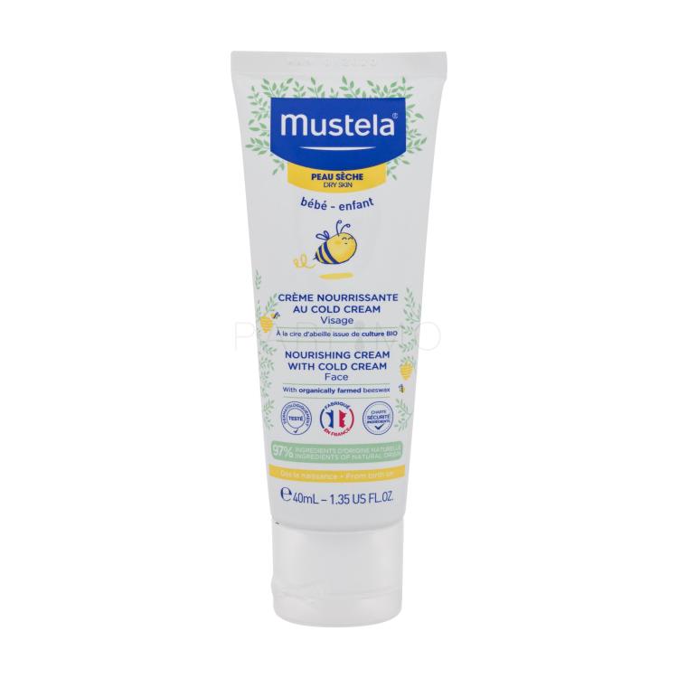 Mustela Bébé Nourishing Cream With Cold Cream Tagescreme für Kinder 40 ml