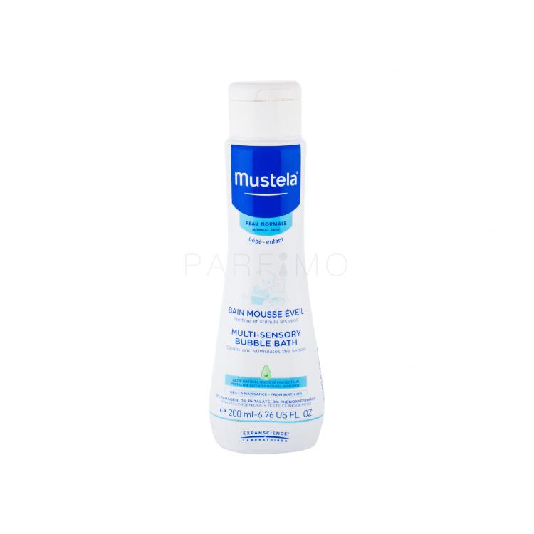 Mustela Bébé Multi-Sensory Bubble Bath Duschgel für Kinder 200 ml