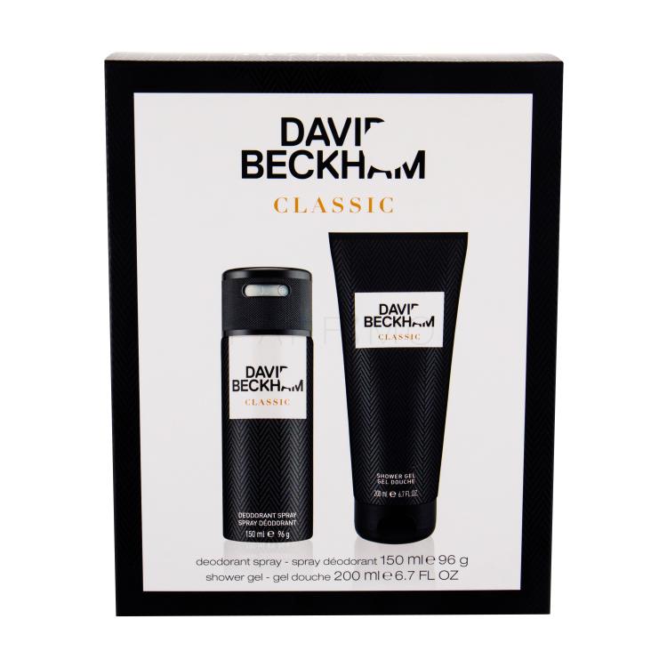 David Beckham Classic Geschenkset Deodorant 150 ml + Duschgel 200 ml