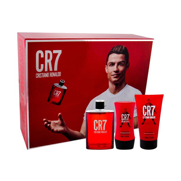 Cristiano Ronaldo CR7 Geschenkset Edt 100 ml + Duschgel 150 ml + After Shave Balsam 100 ml
