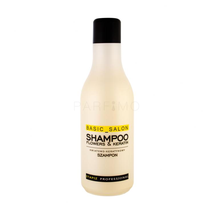 Stapiz Basic Salon Flowers &amp; Keratin Shampoo für Frauen 1000 ml