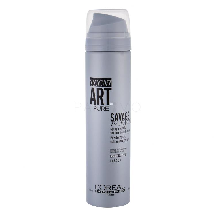 L&#039;Oréal Professionnel Tecni.Art Savage Panache Pure Powder Spray Für Haarvolumen für Frauen 250 ml
