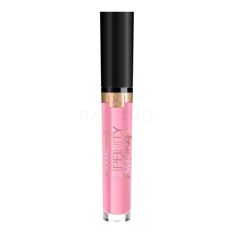 Max Factor Lipfinity Velvet Matte 24HRS Lippenstift für Frauen 3,5 ml Farbton  060 Pink Dip